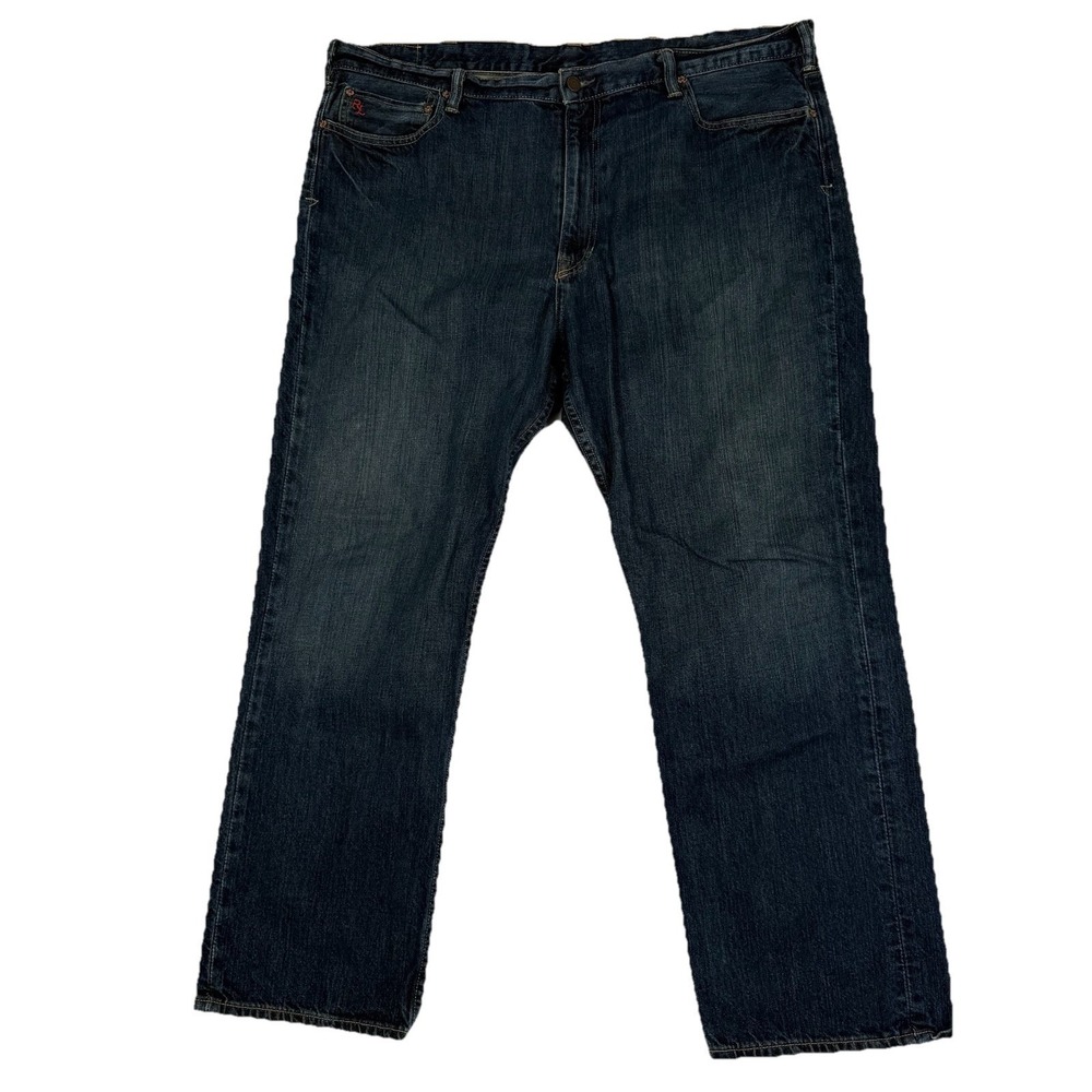 Polo Ralph Lauren Jeans Mens 42x30 Blue Denim Straight Leg Fit Classic Logo